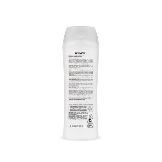 Babaria Leche Corporal Calmante Pieles Sensibles 400 ml