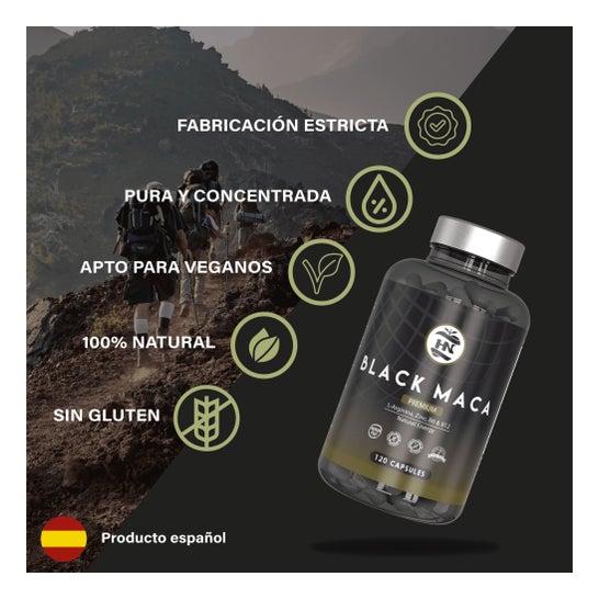 Hn Black Maca + L-Arginina 120caps
