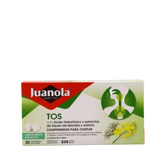 Juanola Hoest Munt Eucalyptus 20 tabletten