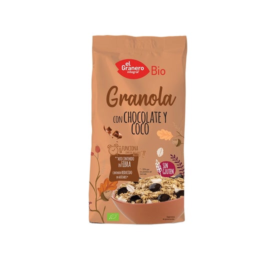 El Granero Integral Granola med choko og kokos Bio Glutenfri 350g