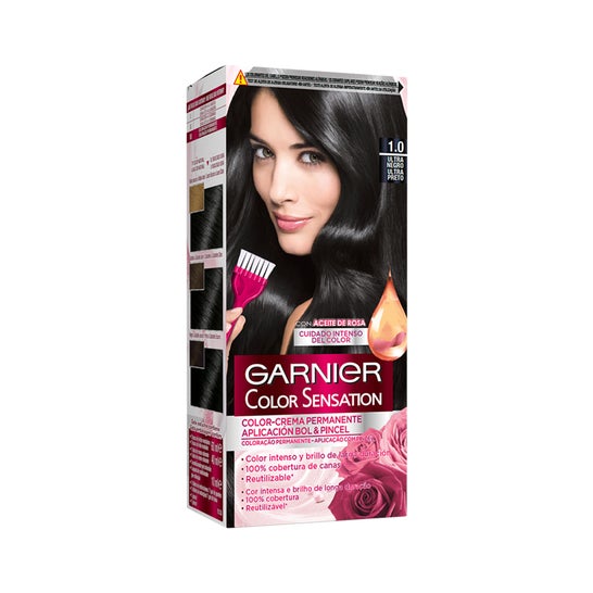 Garnier Color Sensation N°1 Ultra Black 4 pieces
