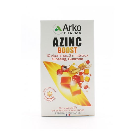 Arkopharma Azinc Boost Ginseng Guaraná 20comp