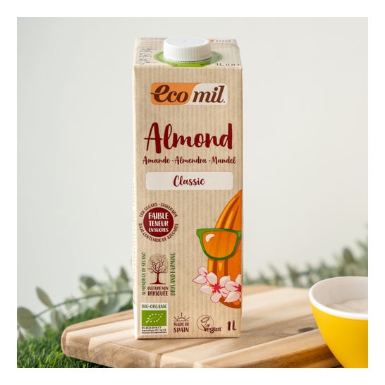 Ecomil Leche Ecológica de Almendra Clásica 1 L