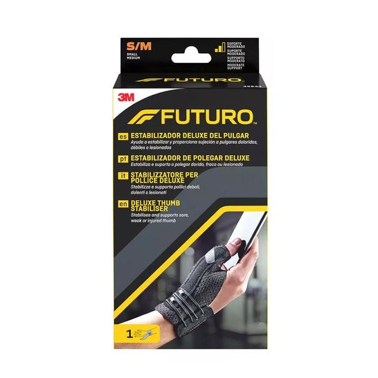 Futuro™ 3M black thumb wristband T-S/M 1ud Futuro™ 3M black thumb wristband T-S/M 1ud