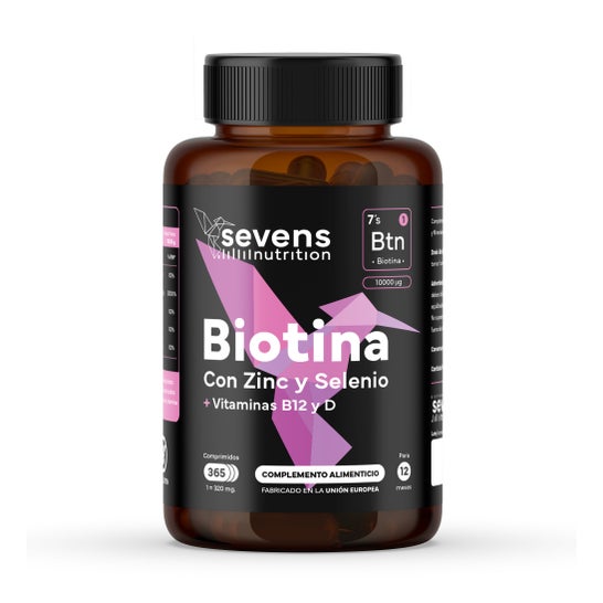 Sevens Nutrition Biotina 10.000 mcg 365comp