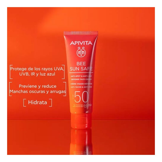 Apivita Bee Sun Safe Crema Antiedad Antimanchas SPF50 50ml Apivita Bee Sun Safe Crema Antiedad Antimanchas SPF50 50ml