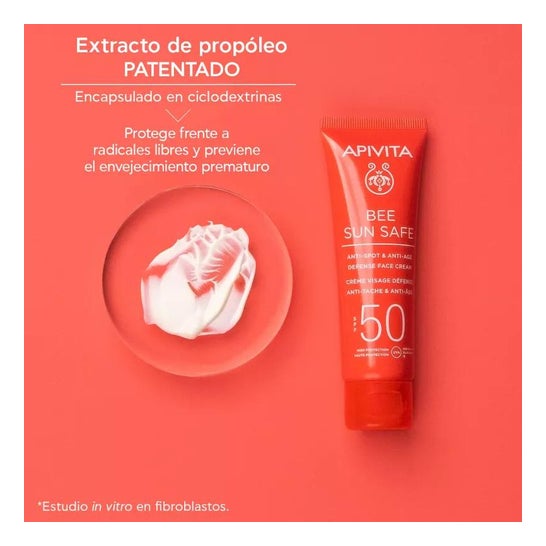 Apivita Bee Sun Safe Crema Antiedad Antimanchas SPF50 50ml Apivita Bee Sun Safe Crema Antiedad Antimanchas SPF50 50ml