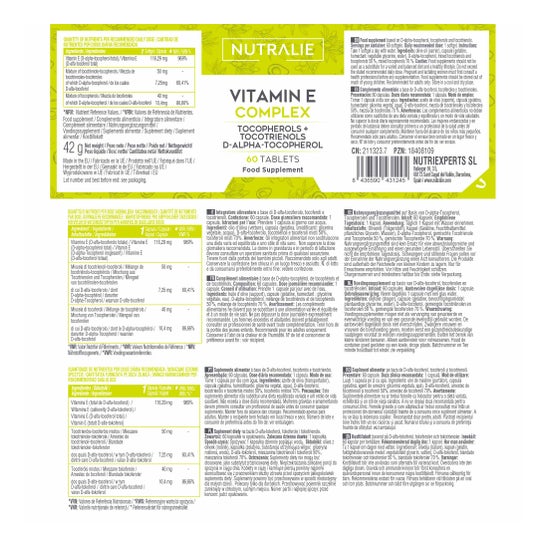 Nutralie Vitamina E Complex Bio 60caps
