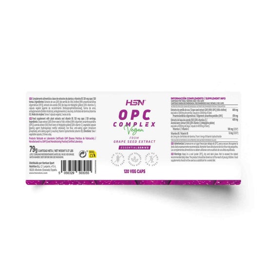 HSN Opc Complex Extracto de Semilla de Uva 120vcaps