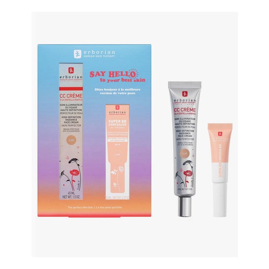 Erborian Pack Duo Cc Clair 45ml + Super Bb Concealer Clair 10ml