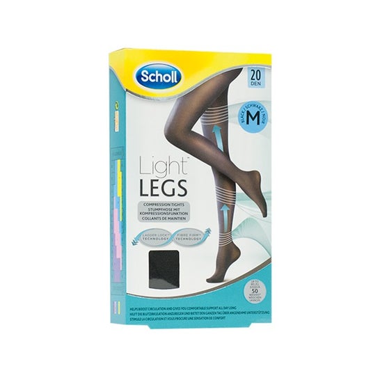 Scholl Light Legs Panty's 20 Denier Zwart Grootte M