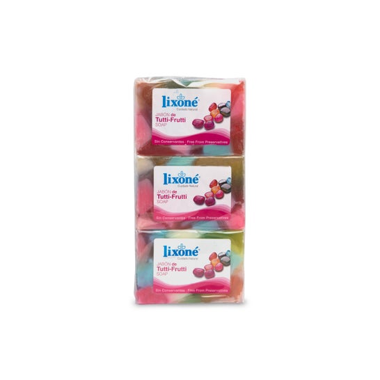 Lixoné Tutti-Frutti Jabón Glicerina Vegetal 3x125g