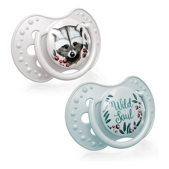 Lovi Siliconen Dynamische Fopspeen Wild Soul Boy 3-6M 2 stuks