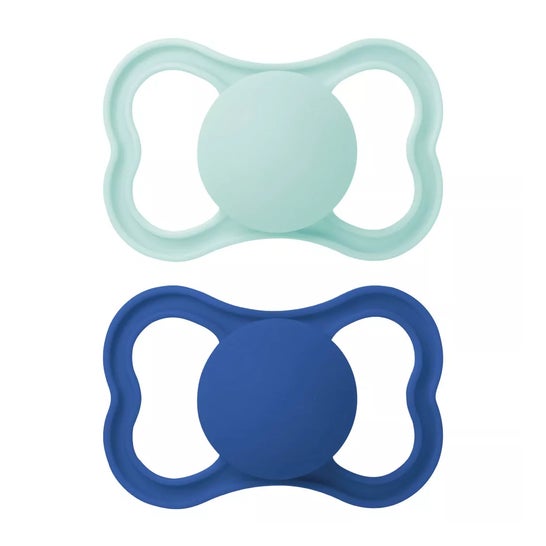 Mam Supreme Silicone Pacifiers Pack +6m Blue 2 pieces