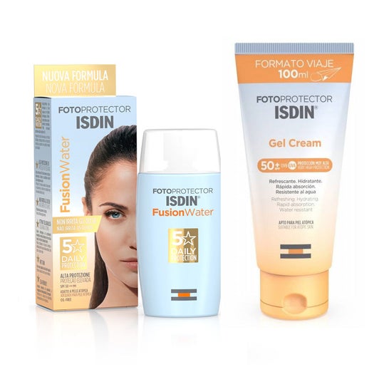Isdin Fusion Water 50ml + Gel Crema 100ml