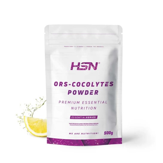 HSN ORS Cocolytes Agua de Coco + Electrolitos en Polvo Limón 500g