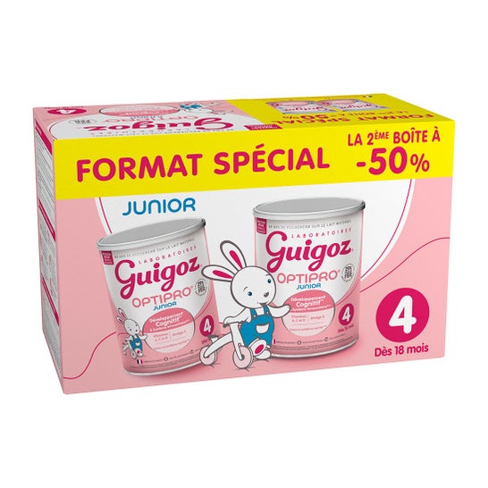 Guigoz Optipro Junior Leche 4 +18M 2x900 g
