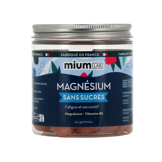 Mium Lab Magnesio Sin Azúcar Gummies 42uds