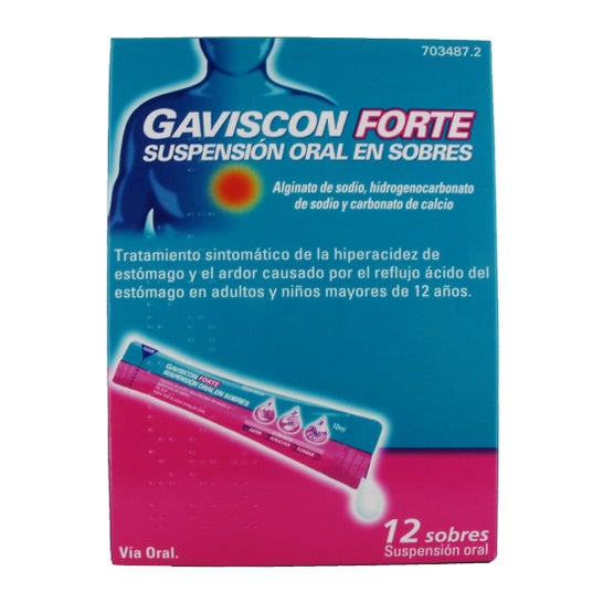 Gaviscon Forte Suspensión Oral 10ml 12 sobres
