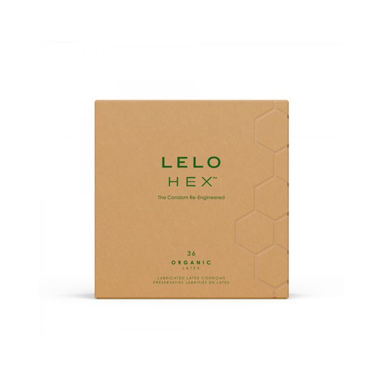 Lelo Hex Pack Organic Latex Condoms 36uds