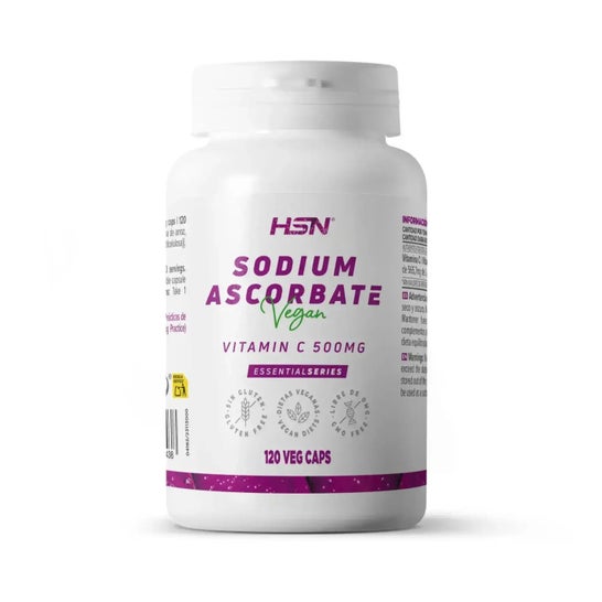 HSN Ascorbato de Sodio 500mg Vitamina C 120vcaps