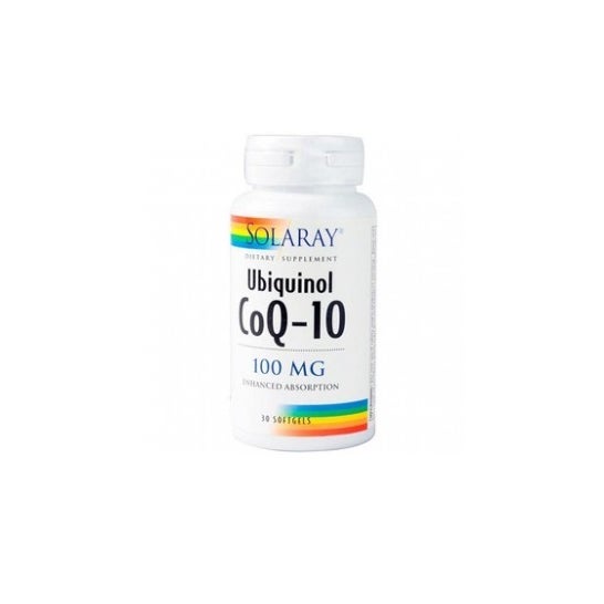 Solaray Ubiquinol Co-Q10 100mg 30 perlas