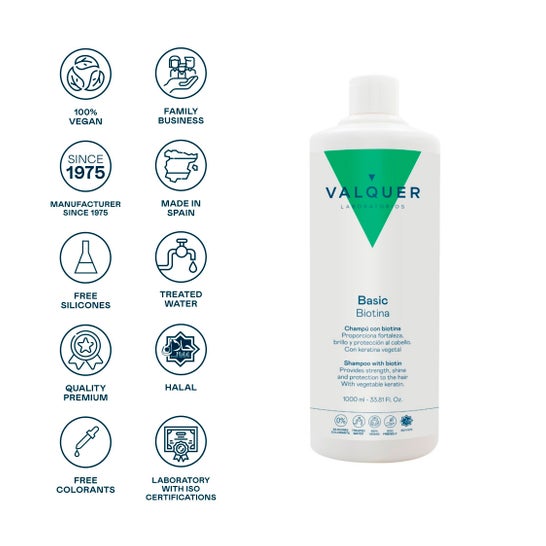 Valquer Champú Biotina 1000 ml