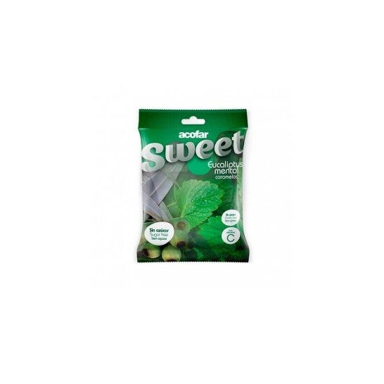 Acofarsweet-snoepjes Suiker-eucalyptus Mint 35 G