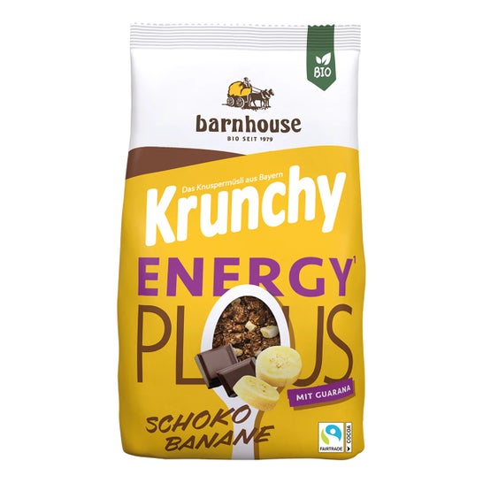 Barnhouse Muesli Krunchy Energy Plus Chocolate Banana Bio 325g