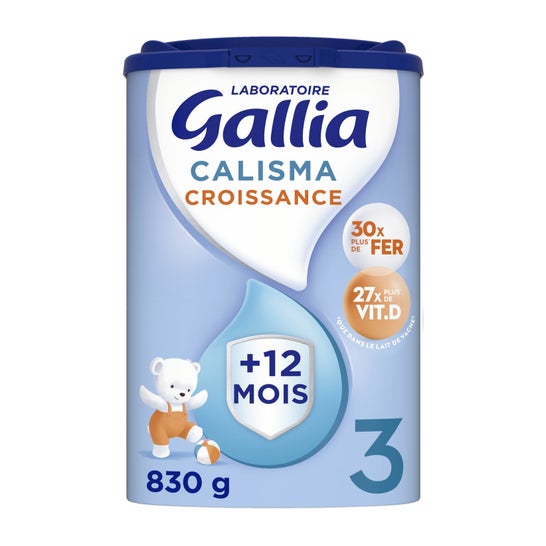 Gallia Calisma 3 Leche de Crecimiento +12M 830 g