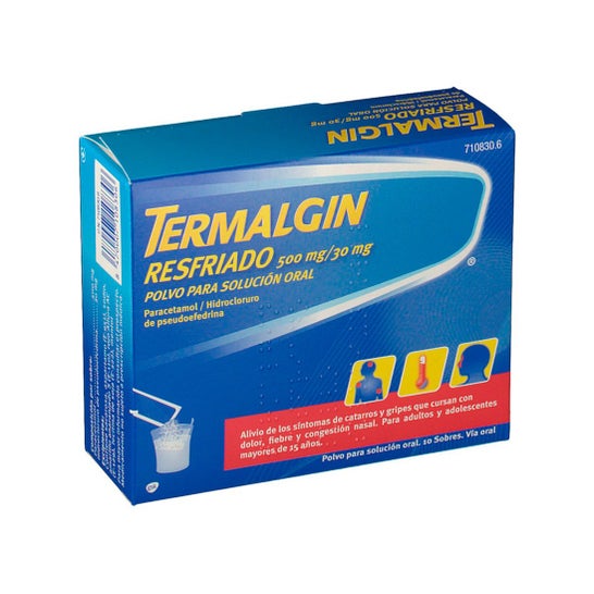 Termalgin Resfriado 500mg/30mg 10 sobres