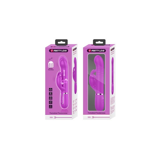 Pretty Love Vibrador Coale Rabbit Perlas Violeta 1ud