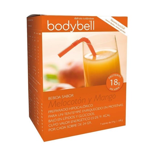 BodyBell Bebida Melocotón y Mango Bio 7x24g