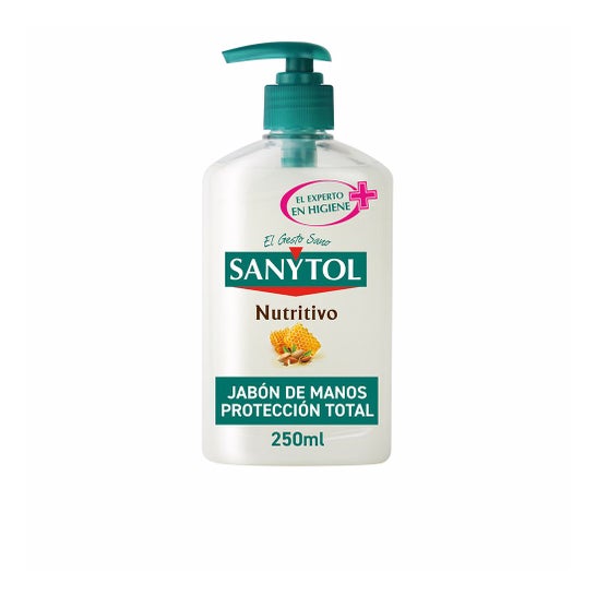 Sanytol Antibakteriel Nærende håndsæbe dispenser 250 ml