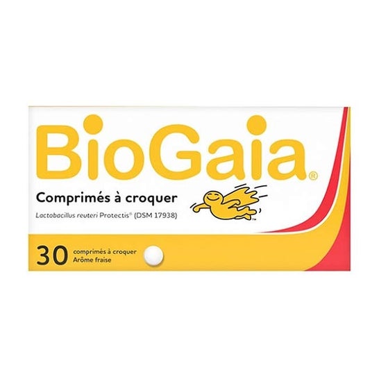 BioGaia® Comprimidos Masticables Fresa 30comp