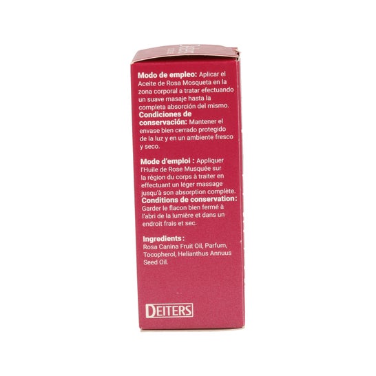 Deiters aceite de rosa mosqueta 100% puro 15ml