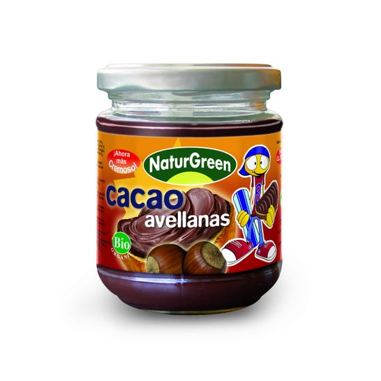 Crema avellanas cacao 200g naturgreen