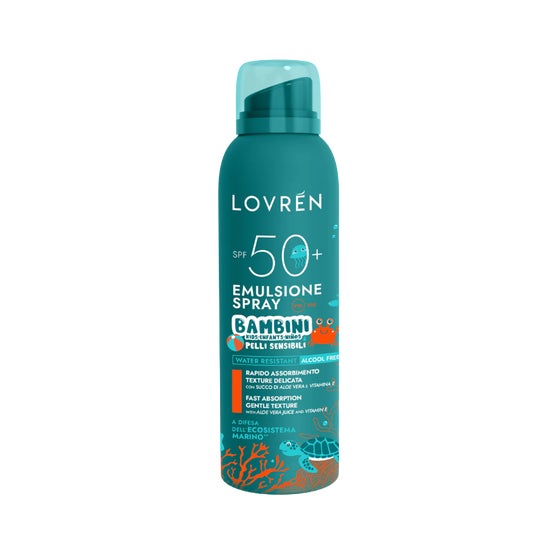 Lovrén SPF50+ Emulsione Spray Bambini Pelli Sensibili 150ml