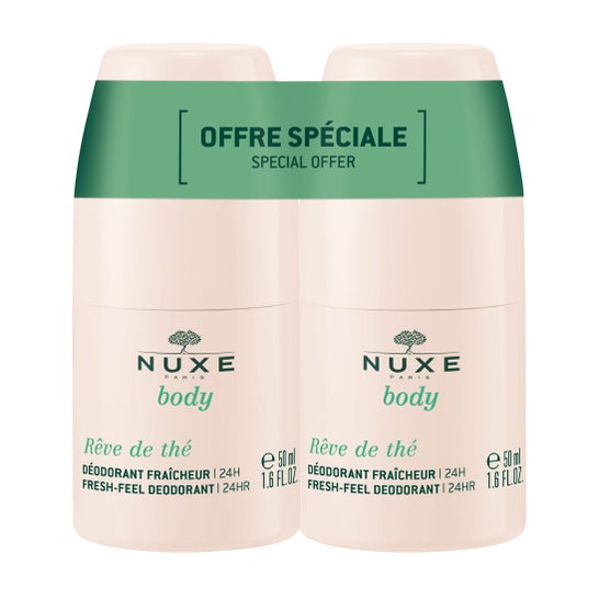 Nuxe Desodorante Hidratante Rêve de Thé 2x50ml