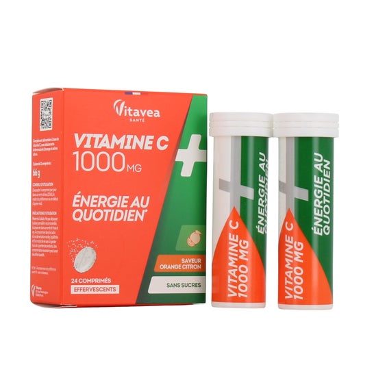 Vitavea Vitamina C 1000mg Naranja Limón 24comp