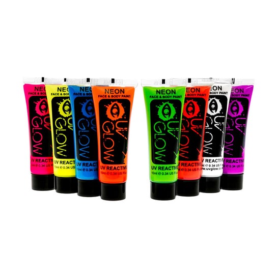 PaintGlow Neon UV Pastell Pfirsich Gesicht Körper Farbe 13ml