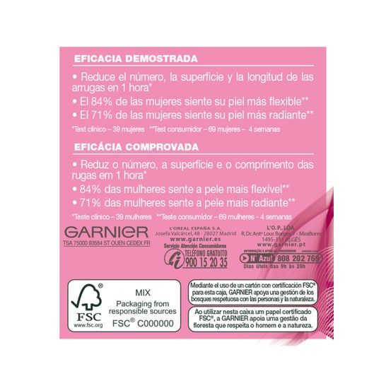 Day firmness of cream Garnier Essencials 45 +