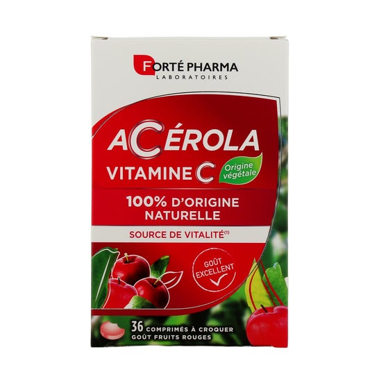 Forté Pharma Acerola Vitamina C Frutos rojos 36comp