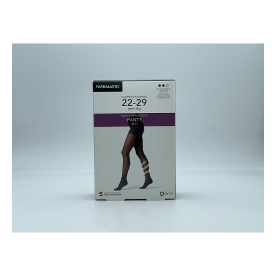 Farmalastic panty-medium waist-high (E-T) compression normal T-reina plus beige