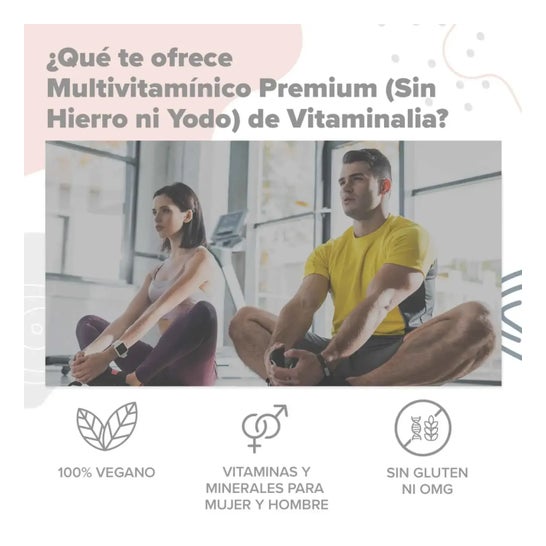Vitaminalia Multivitamínico Premium Sin Hierro Ni Yodo 180vcaps