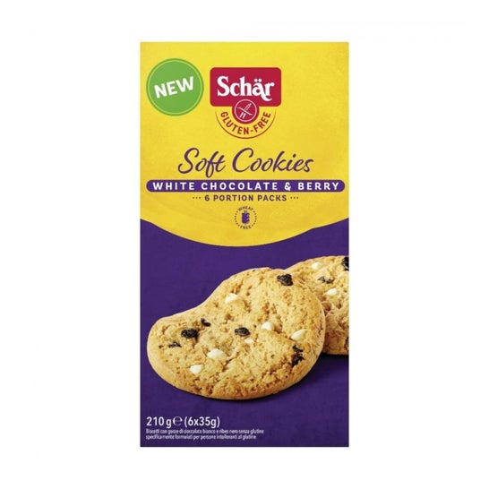 Schar Soft Cookie White Chocolate 210g