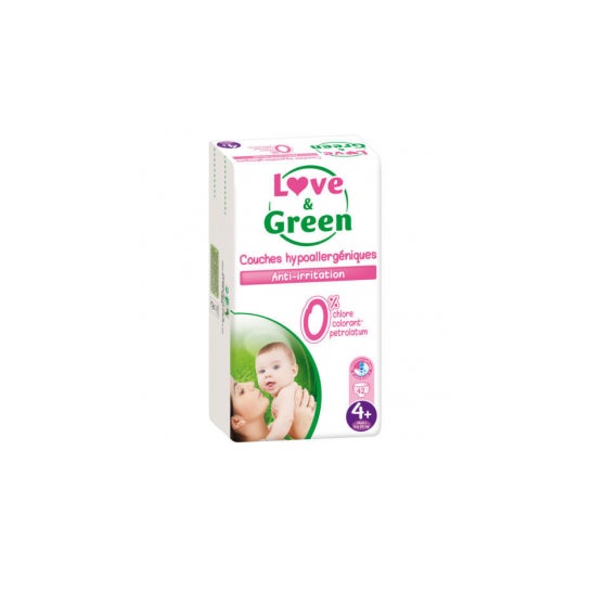 Love & Green - Hypoallergenic Diapers T4+ x42