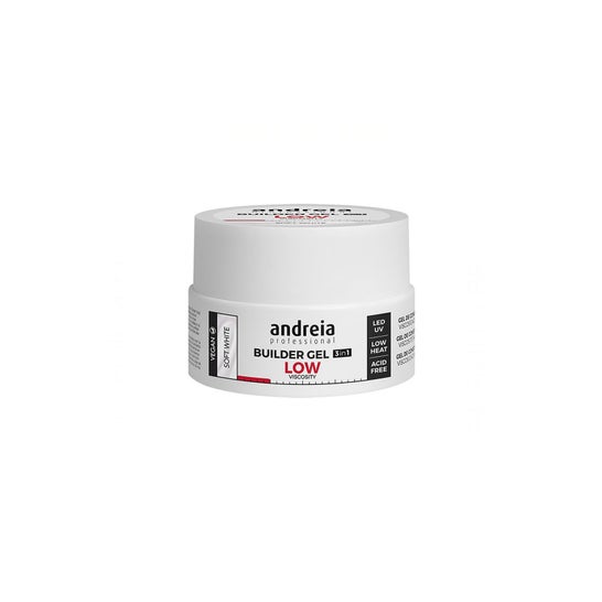 Andreia Professionele Lage Viscositeit Bouw Gel Wit 22g