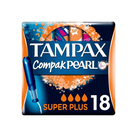 Tampax Compak Pearl Super Plus cotton 18 u.