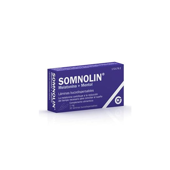 Kern Somnolin Melatonina + Menta 1.9 Mg 30 Laminas Bucodispersab